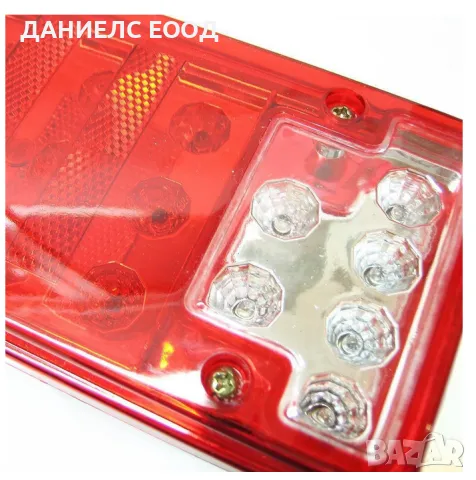 Комплект диодни стопове за ремарке, 31LED/ 24V - 2 броя , снимка 4 - Аксесоари и консумативи - 46851532