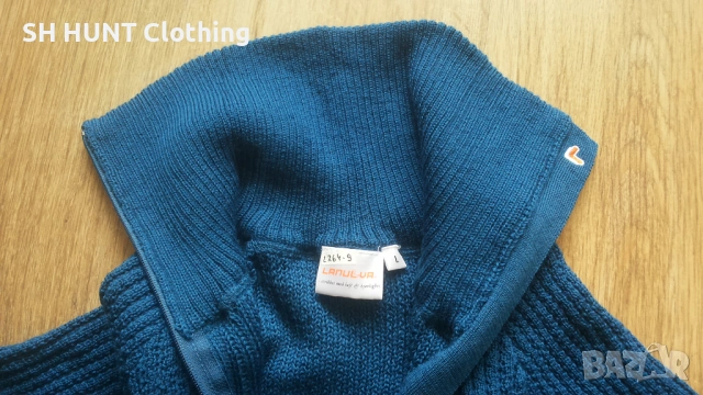 LANULLVA Hustadvika 2.0 Wool Sweater Half Zip Arctic Blue 100% Merino Wool разм L термо блуза - 2213, снимка 10 - Екипировка - 53612229