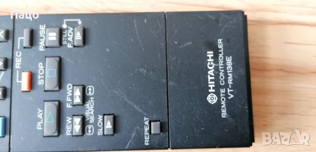 Hitachi VT-RM138E VTRM138E VCR Remote Contro, снимка 8 - Дистанционни - 45350693