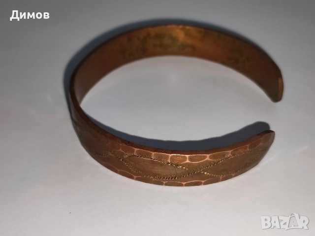 Медна гривна Браслет , снимка 3 - Гривни - 52705266