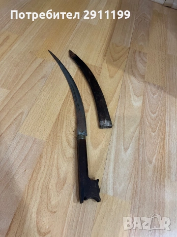 Стара арабска кама / ханджар, снимка 5 - Антикварни и старинни предмети - 54281320