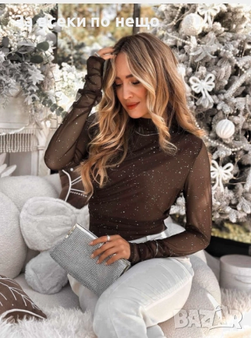 Дамска Блуза С Дълъг Ръкав - Налични Различни Цветове Код EN24, снимка 2 - Блузи с дълъг ръкав и пуловери - 52511145