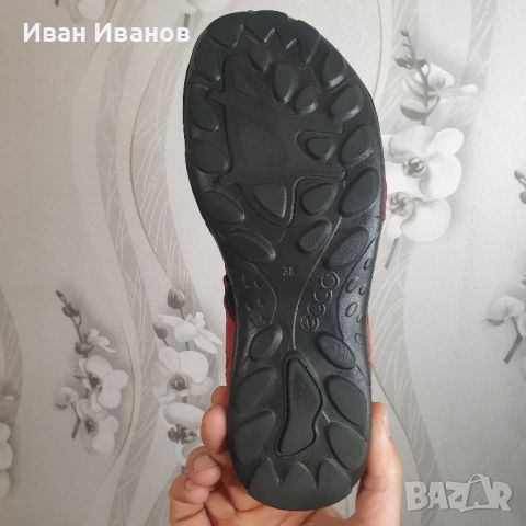 туристически сандали Ecco Anatomical toe grip area номер 38, снимка 9 - Сандали - 45455414