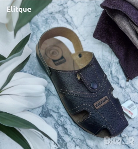 Универсални мъжки кожени сандали за всеки повод, снимка 4 - Мъжки сандали - 52863961