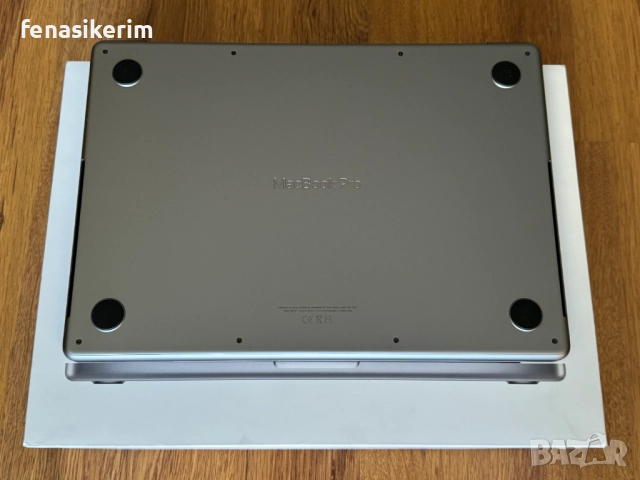 14' Apple MacBook Pro 2021 M1 Pro Space Grey 32GB RAM/512GB SSD/Бат 72 цик., снимка 3 - Лаптопи за работа - 52885408