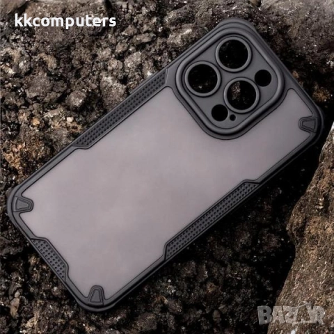 Калъф силикон Defender Matt / Черна - рамка / за iPhone 17 Air 6.6 Баркод : 3133253, снимка 3 - Калъфи, кейсове - 52526459