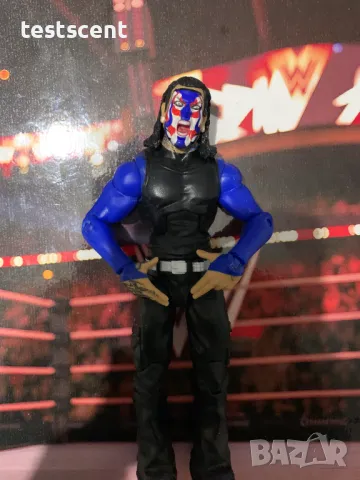 Екшън фигура WWE Jeff Hardy Elite Series US Джеф Харди Mattel 2011, снимка 12 - Колекции - 48432308