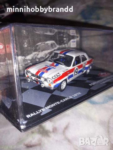 Porsche 911 SC Ford Escort RS1600 Renault Clio R3T Rally Monte-Carlo 1.43 Eaglemoss. Top  Models ., снимка 11 - Колекции - 46572418