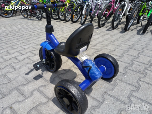 BYOX Триколка Cavalier Lux син, снимка 5 - Детски велосипеди, триколки и коли - 53564248