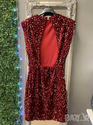 парти рокля с гол гръб , снимка 2 - Рокли - 50427729