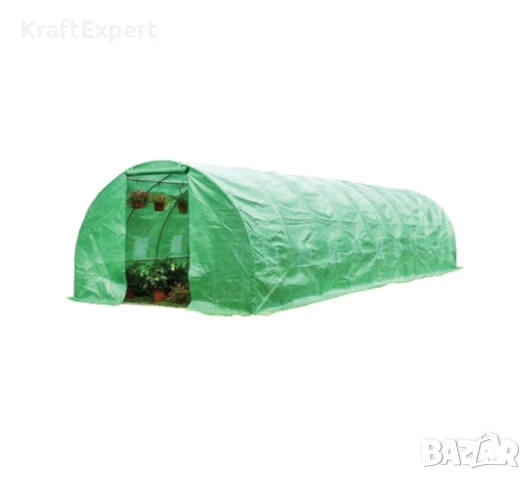 Тунелна Оранжерия с 2 врати и 20 прозореца 1000x300x200 cм