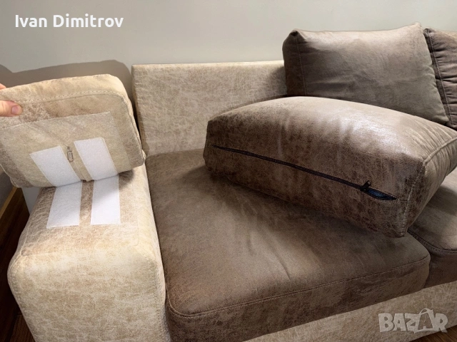 СПЕШНО - Ъглов Диван Иввекс Елеганс - КАТО НОВ, снимка 9 - Дивани и мека мебел - 53383056