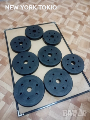 ТЕЖЕСТИ  ДИСКОВЕ  ЗА ФИТНЕС, снимка 5 - Фитнес уреди - 54024052