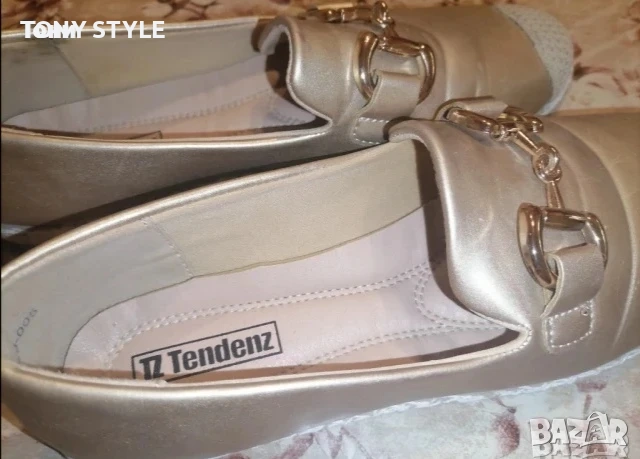 Златисти Нови Дамски Обувки 39, снимка 9 - Дамски ежедневни обувки - 51696820