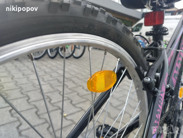 REACTOR Велосипед 24" GARDEN черен, снимка 6 - Велосипеди - 53848489