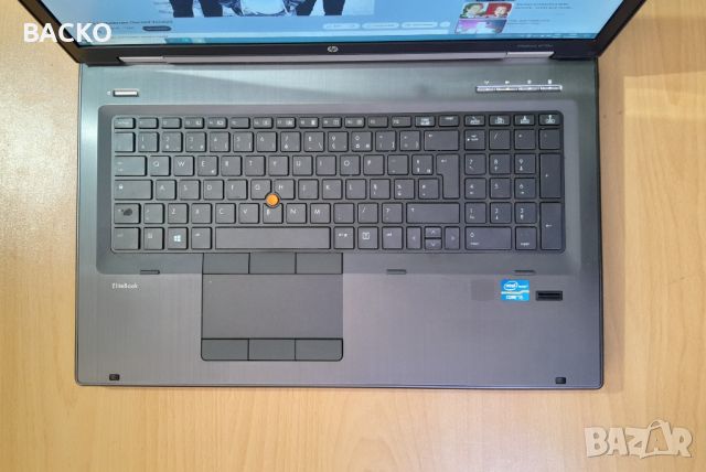 Лаптоп HP Workstation EliteBook 8770W / I7-3520м / 120Gb SSD / 8Gb DDR3, снимка 2 - Лаптопи за работа - 46400216