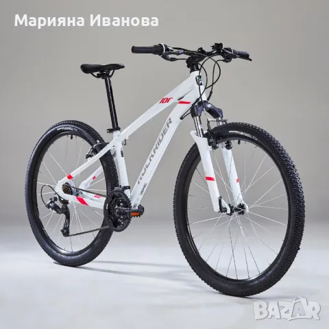 Дамски планински велосипед st 100, 27,5", бяло/розово, снимка 7 - Велосипеди - 48834642