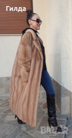 манто от норка / визон Италия М, снимка 2 - Палта, манта - 52427851