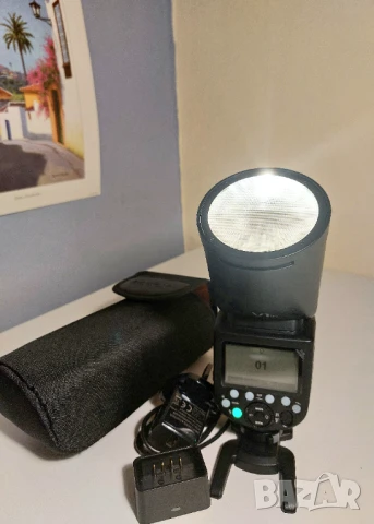 Godox V1f Fujifilm, снимка 3 - Светкавици, студийно осветление - 50866882