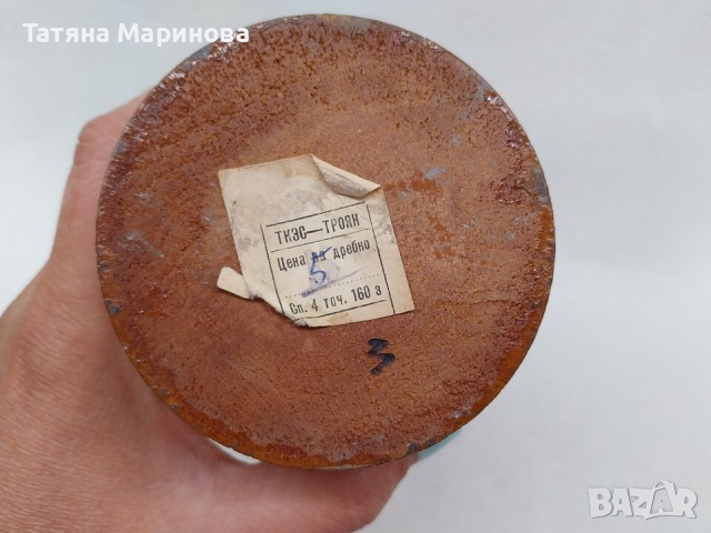 Стара българска дървена бутилка кутия, снимка 4 - Антикварни и старинни предмети - 44975529