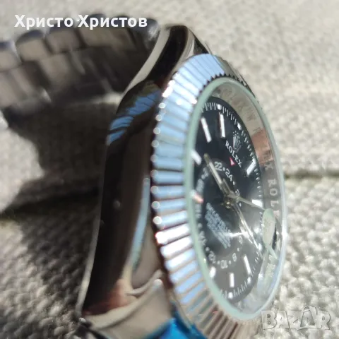 Мъжки луксозен часовник Rolex Sky-Diveller Oyster Perpetual , снимка 4 - Мъжки - 47008163