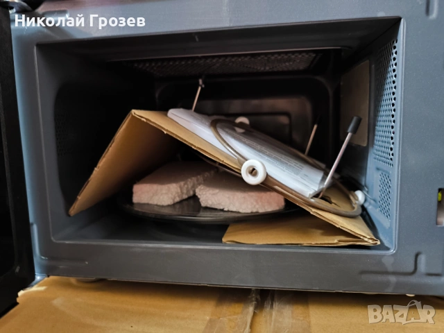 Микровълнова фурна Severin MW 9288, 700W, 17 l, Таймер, Черна, снимка 4 - Печки, фурни - 53937570