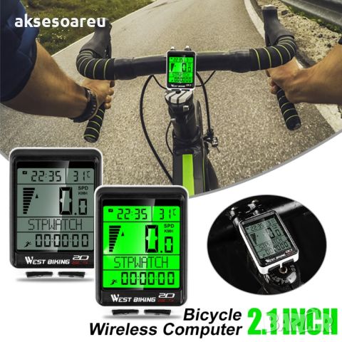 Безжичен водоустойчив велосипеден LCD компютър километраж скоростомер за шосеен Велосипед MTB Одомет, снимка 13 - Велосипеди - 46469604