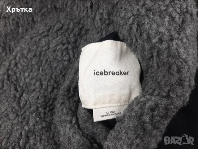 Icebreaker High Pile Vest - Оригинален мъжки елек от вълна размер L, снимка 12 - Якета - 48436782