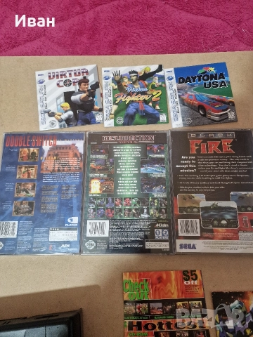 sega saturn комплект , снимка 5 - Други игри и конзоли - 52971465