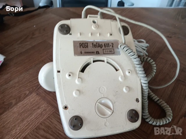 SIEMENS стар телефон, снимка 7 - Стационарни телефони и факсове - 50938974