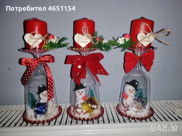 коледни свещници , снимка 5 - Коледни подаръци - 52577763