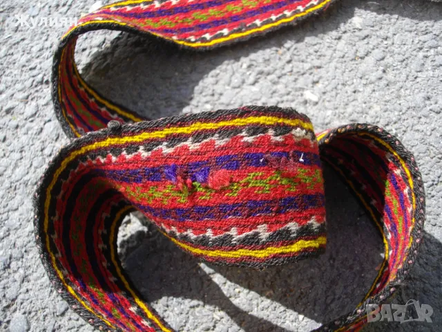 СТАР ТЪКАН КОЛАН ЗА ПАФТИ НОСИЯ , снимка 2 - Антикварни и старинни предмети - 50097333