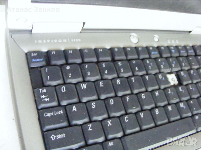 Ретро лаптоп за части Dell Inspiron 1150 , работещ със забележки, снимка 16 - Части за лаптопи - 46429778