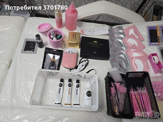 Козметична кошетка + лампа луна+параван, снимка 7 - Аксесоари и консумативи - 53760380