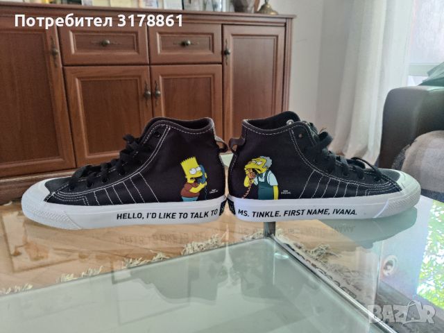 Обувки Adidas The Simpsons x Nizza, снимка 1 - Кецове - 46181546