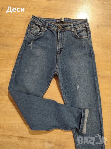 слим дънки с висока талия, снимка 4 - Дънки - 49755571