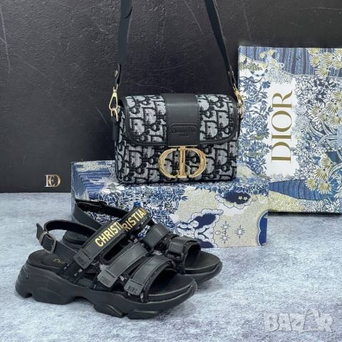 дамска чанта и сандали christian dior , снимка 6 - Сандали - 46542259