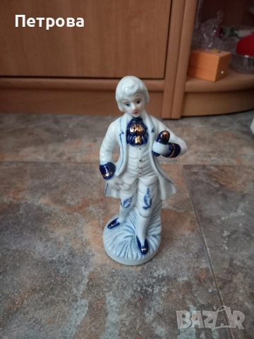 Порцеланова фигура на млад благородник, снимка 5 - Декорация за дома - 51924048