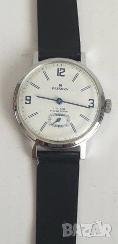 Мъжки механичен часовник Premira 17 Jewels, снимка 2 - Антикварни и старинни предмети - 54139842