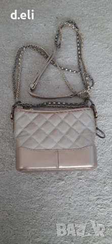 Ш анелl Нова чанта Златист цвят, снимка 5 - Чанти - 50989876