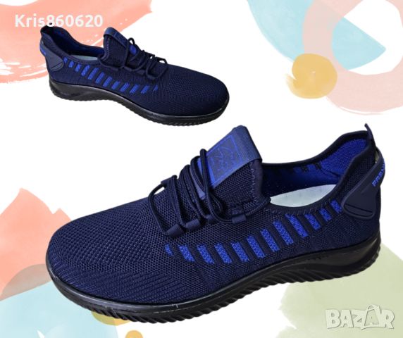 Леки и дишащи спортни обувки за мъже с високо качество на изработка!, снимка 2 - Маратонки - 45492671