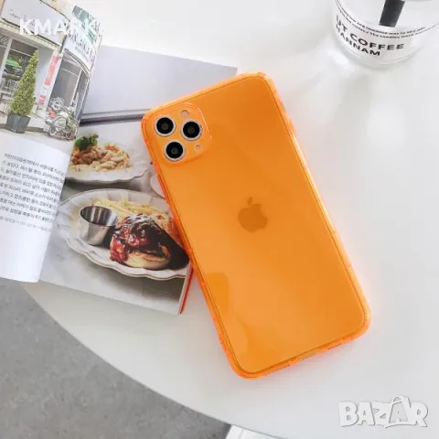 Калъф силикон Neon / Оранжев / за iPhone 15 Plus 6.7 Баркод : 3129403, снимка 2 - Калъфи, кейсове - 46954499