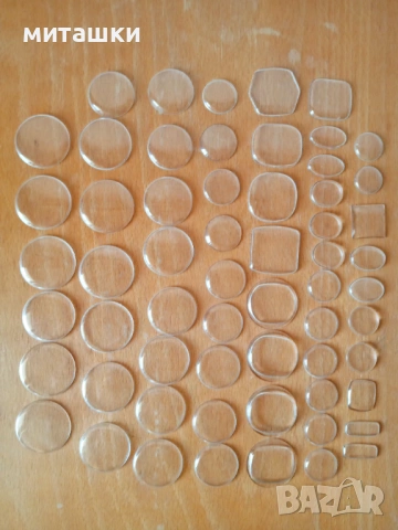 60 броя стъкла за съветски часовници