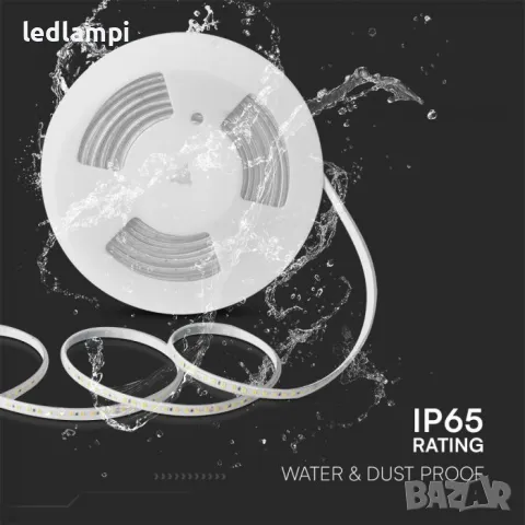 LED лента 2835 220V IP65 120LED Зелена Светлина 10m/ролка, снимка 4 - Лед осветление - 47718932