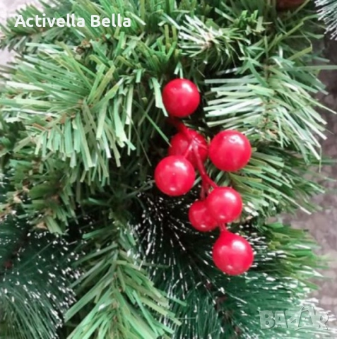 Голям коледен венец за декорация, 45 см. редставете си вашия дом или работно място украсени с нашия , снимка 4 - Декорация за дома - 52560718