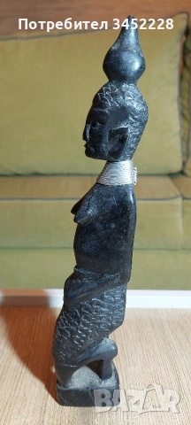 Дърворезба за ценители 28см , снимка 4 - Статуетки - 53905704