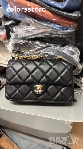 Луксозна Черна чанта Ch****/BR34x