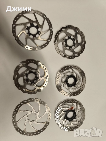 Всичко за 15лв дискове спирачка 160 мм 180 203 Ротори Shimano колело, снимка 2 - Части за велосипеди - 50962036