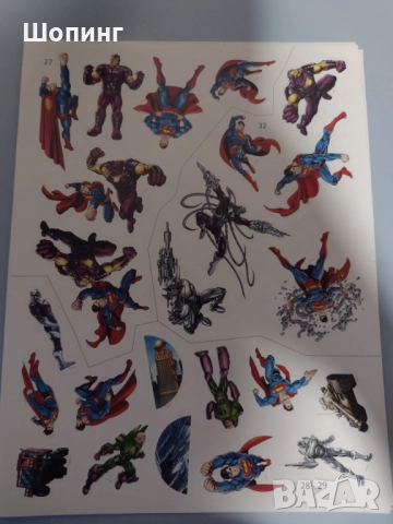 НОВО! Стикери Супермен , снимка 6 - Колекции - 51796426
