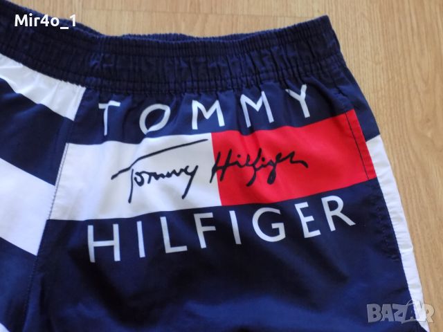 Къси панталони tommy hilfiger шорти гащета бански плажни екип оригинал унисекс M, снимка 5 - Спортни дрехи, екипи - 46363455